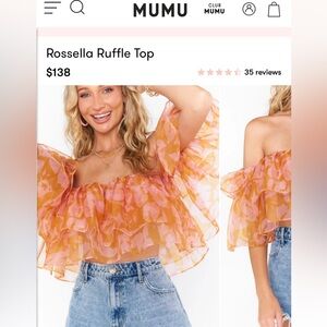 Show Me Your Mumu Rossella Top - Medium